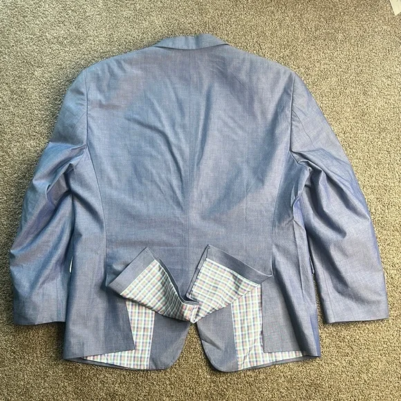 Elegant Blue Suit Set with Notch Lapel
